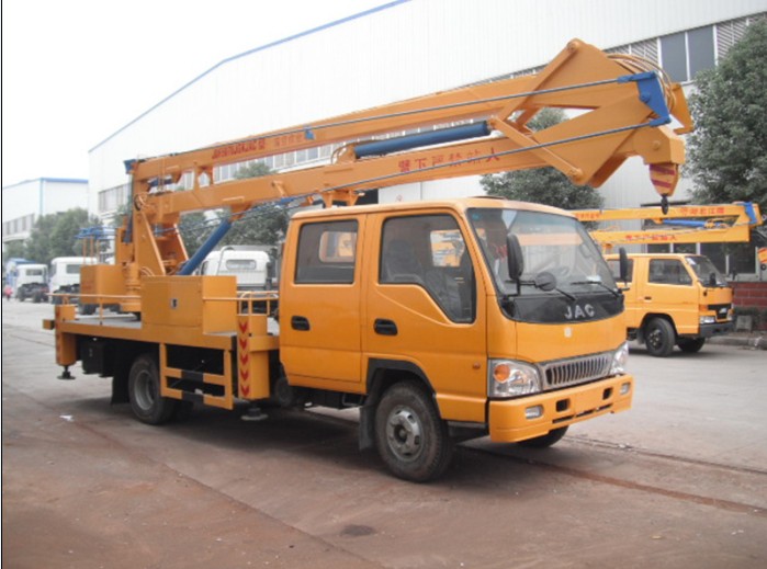供應(yīng)河南江淮18米高空作業(yè)登高車 推動專用汽車與新能源汽車研發(fā)的協(xié)同發(fā)展
